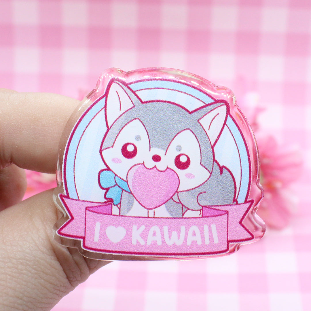 Pin de Acrílico Haru Kawaii