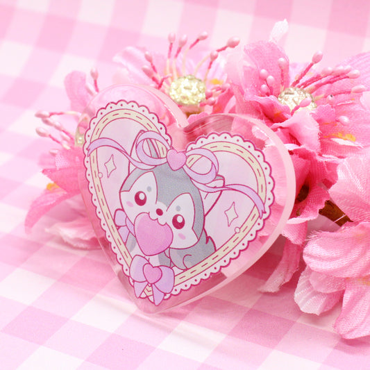 Pin de Acrílico Haru San Valentín