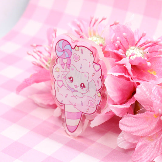 Pin de Acrílico Kira Dulce de Algodón