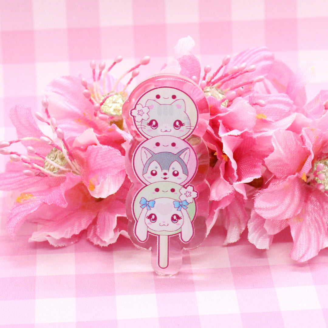 Pin de Acrílico Dango