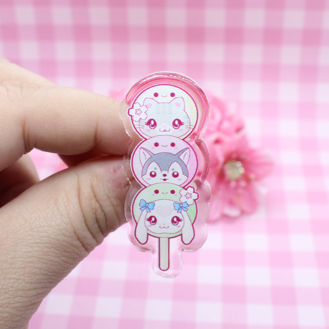 Pin de Acrílico Dango