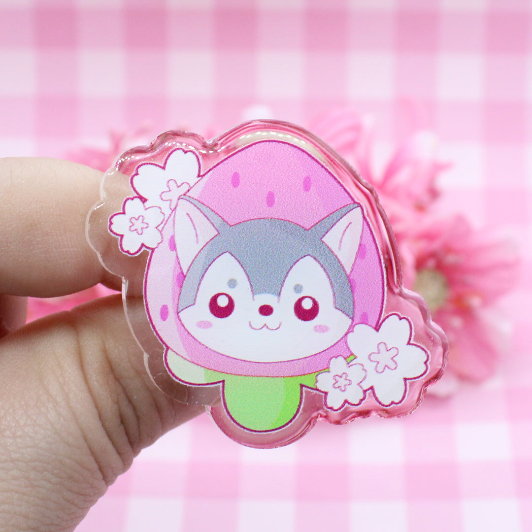 Pin de Acrílico Haru Fresa