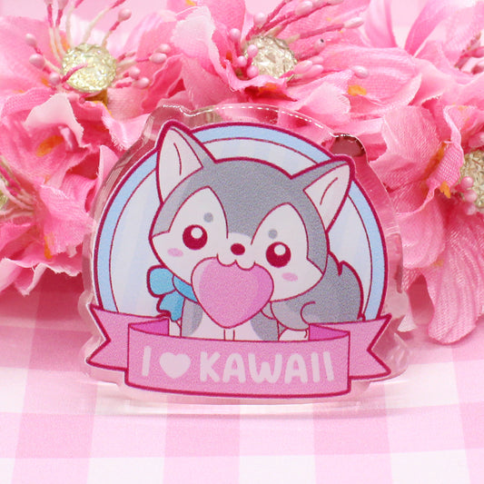 Pin de Acrílico  Haru Kawaii