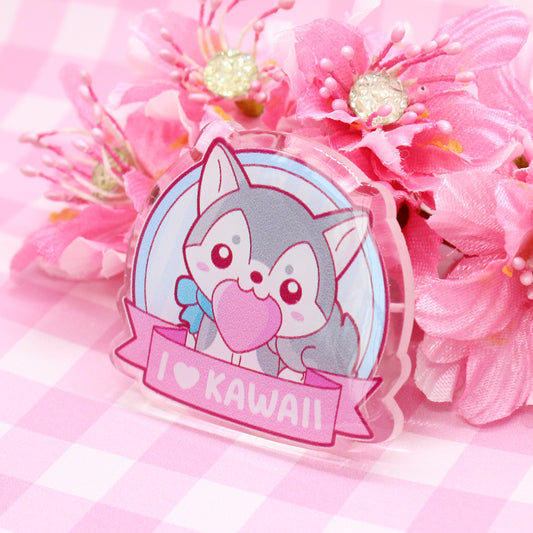 Pin de Acrílico  Haru Kawaii