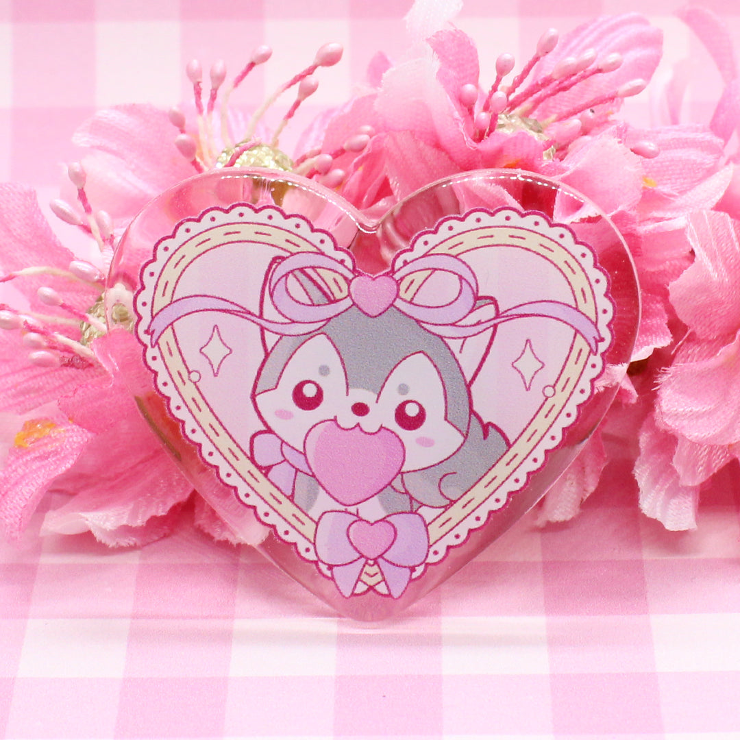 Pin de Acrílico Haru San Valentín