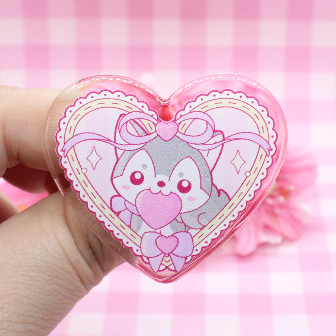 Pin de Acrílico Haru San Valentín