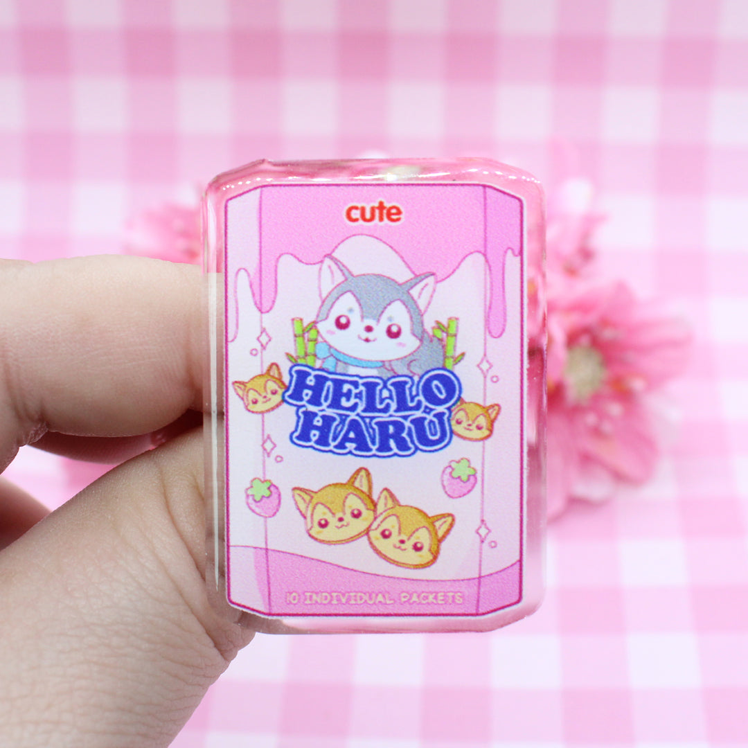 Pin de Acrílico Hello Haru