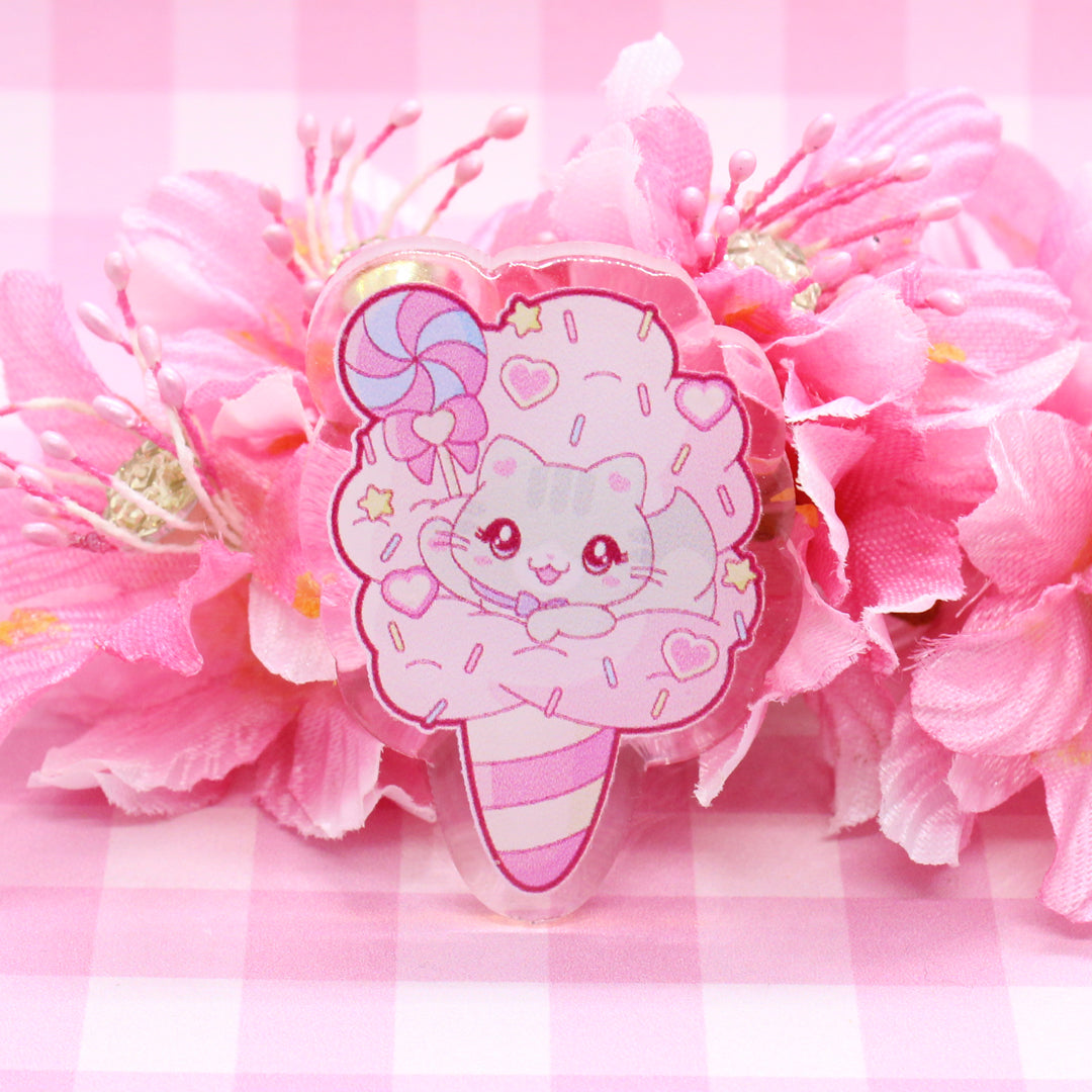 Pin de Acrílico Kira Dulce de Algodón