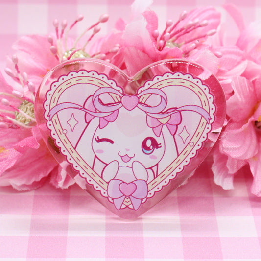 Pin de Acrílico Kumi San Valentín