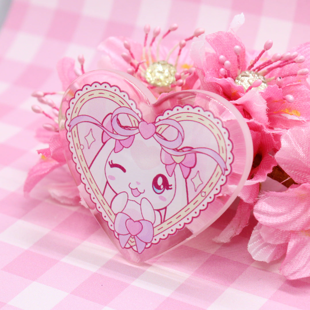 Pin de Acrílico Kumi San Valentín