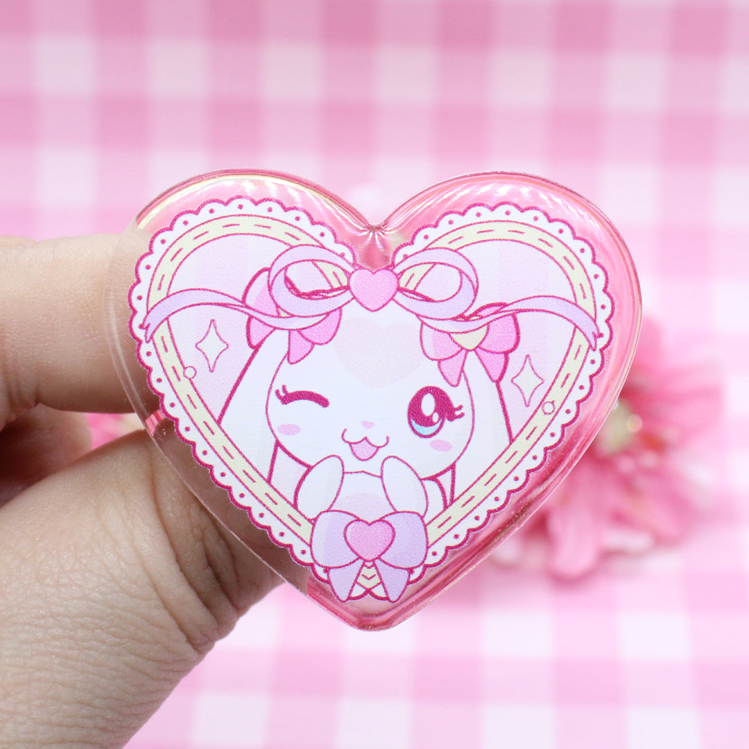 Pin de Acrílico Kumi San Valentín